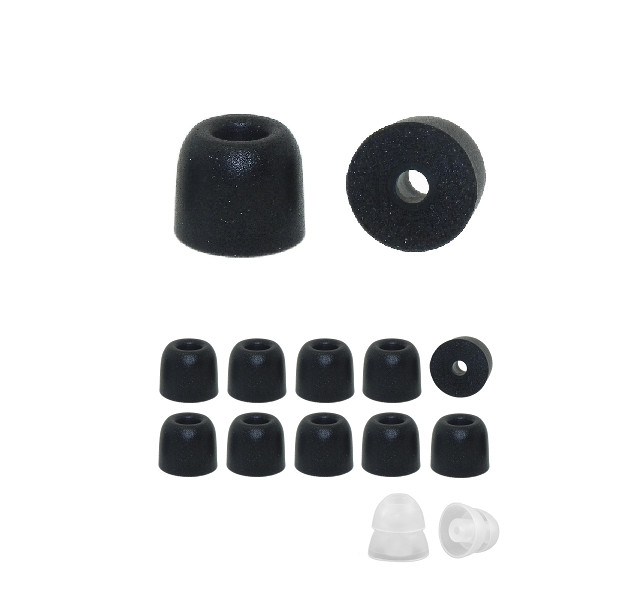 LG Tone HBS 1100 Ear Tips Replacement, Memory Foam Ear Tips for LG Tone 1100