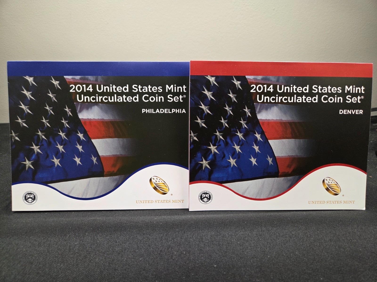 2014 P & D US Mint Set Uncirculated 28 Coins OGP/COA