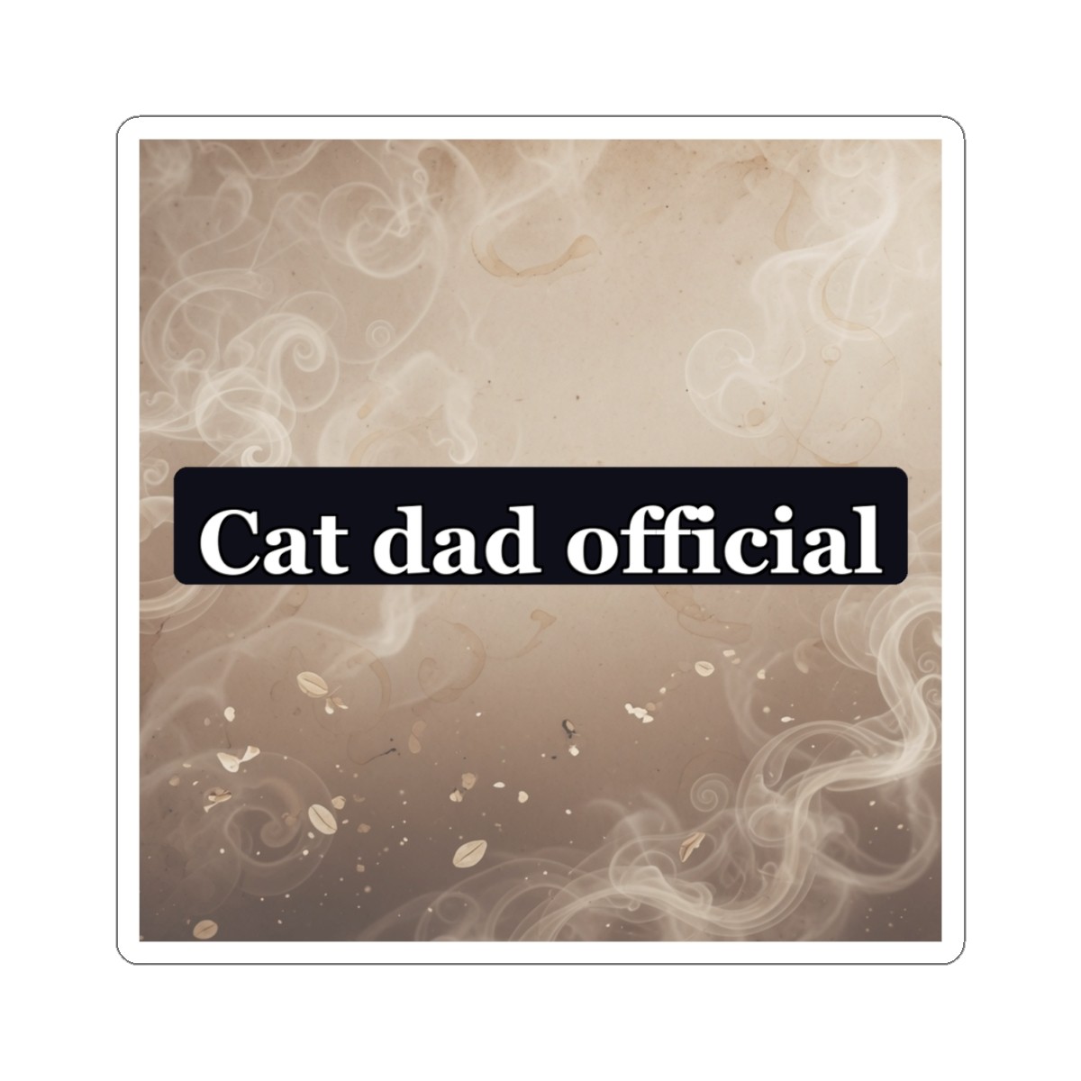 Cat dad official Vinyl Sticker | Pet Lover Gift