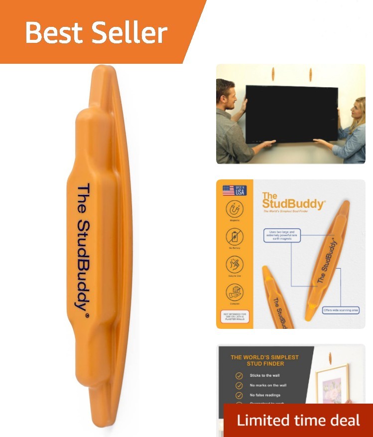 The  StudBuddy Magnetic Stud Finder - Made in the  - Easy to Use Stud Finder ...