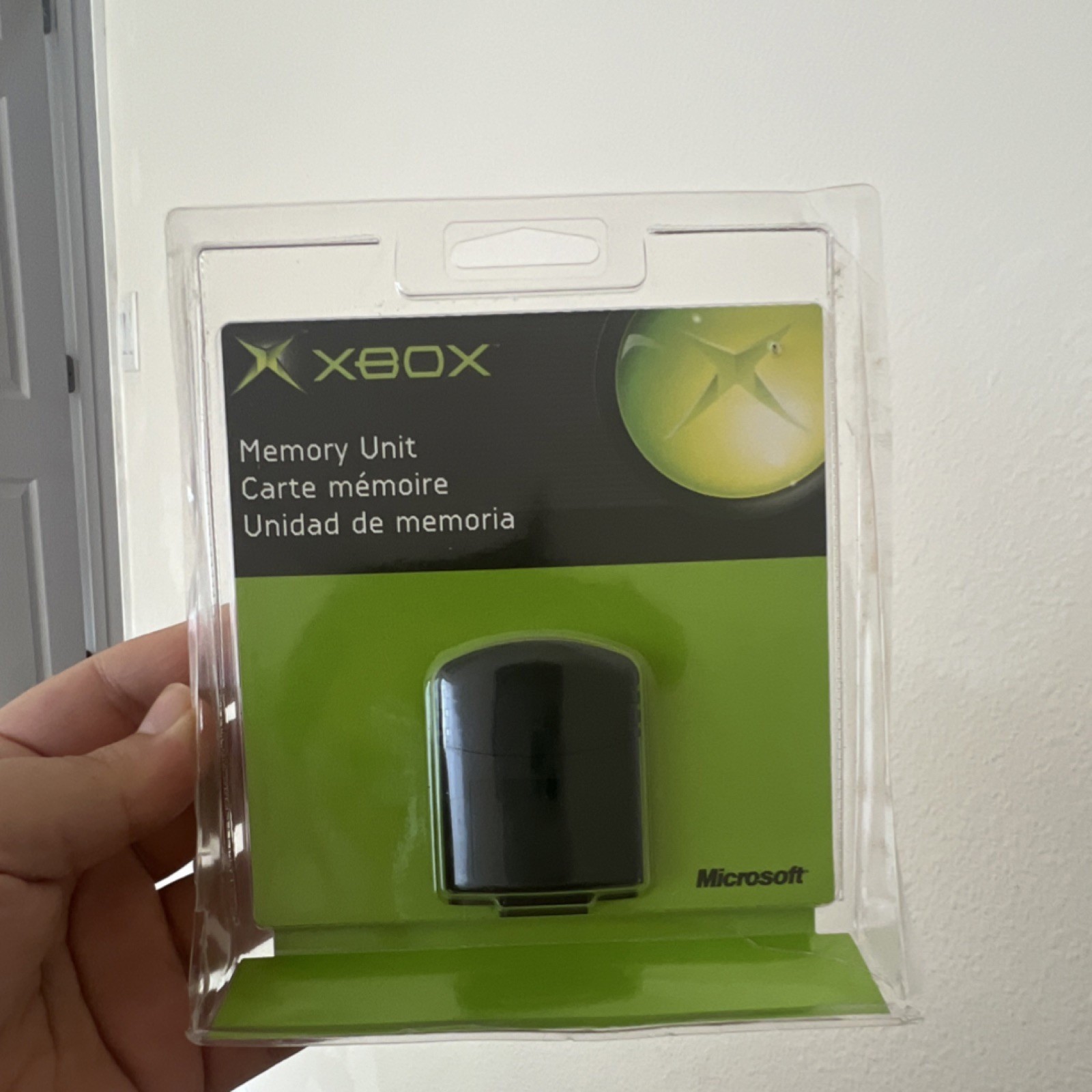 Microsoft Original Xbox Memory Unit Memory Card Black K02-00601 X08-25319 NEW