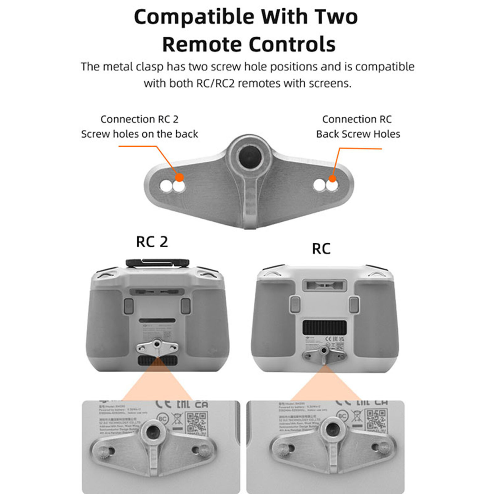 Remote Control Riding Bracket Accessories For RC/RC 2 Remote Control with Screen