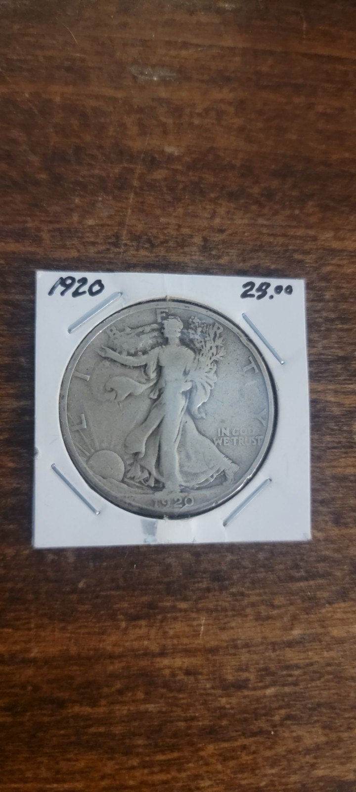 1920 Walking Liberty Half Dollar - Very Good Condition -