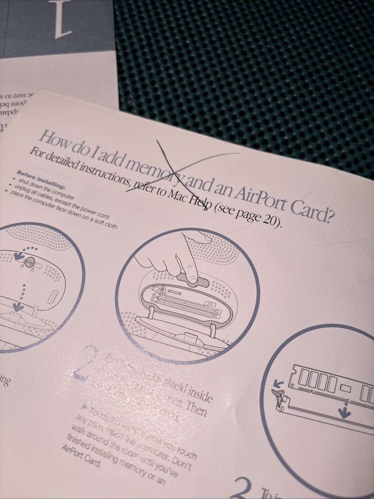 Vtg Apple Computers🍏 iMac User Guide 1999 W/ Mac OS Software Insert