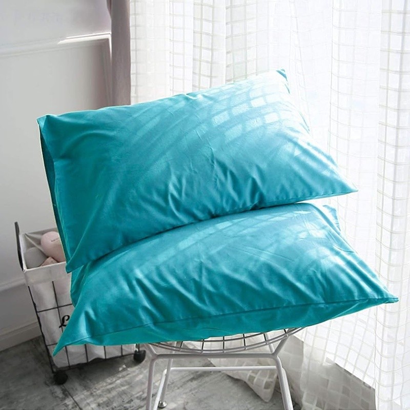Microfiber King Pillowcases 20x36 Inch Envelope Closure Soft Durable 2 Pack New