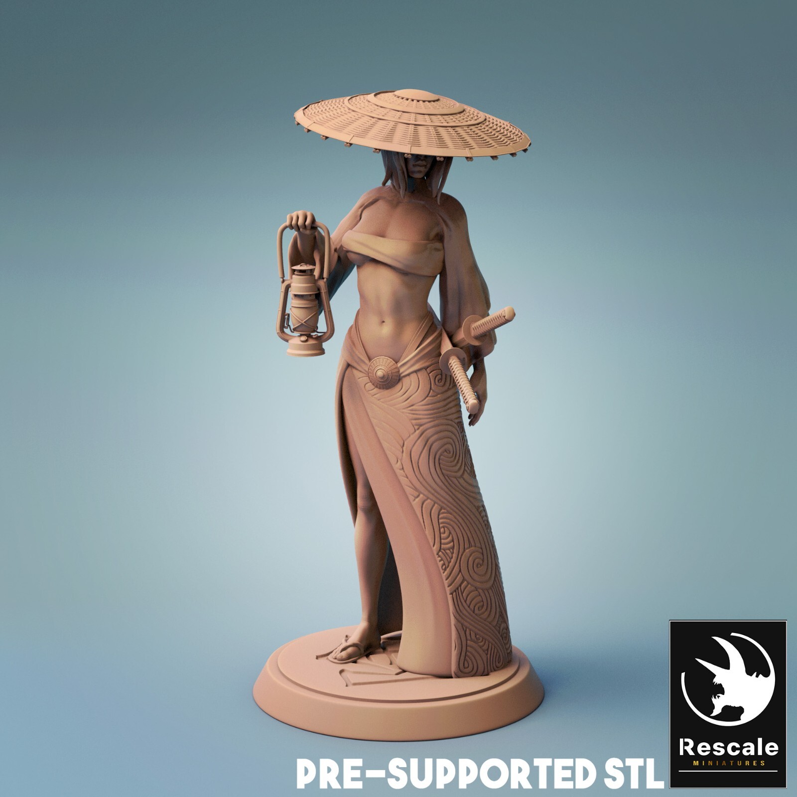 Samurai by Rescale Miniatures | D&D | DnD | Print on Demand