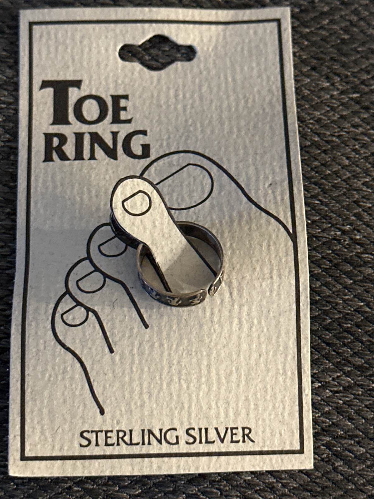 Adjustable TOE RING Sterling Silver New!!
