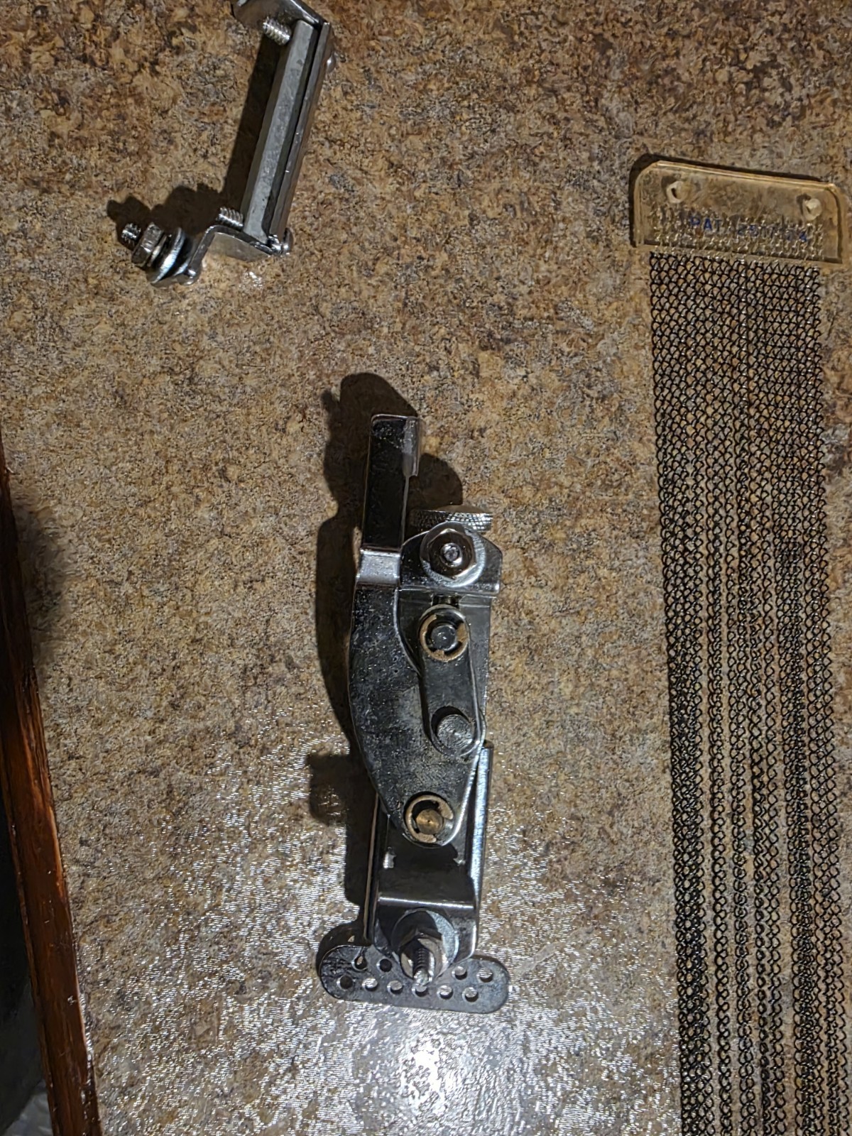 Ludwig P83 Snare Throw Off Strainer Late 60's, Butt Plate And Patent Snare Wire.