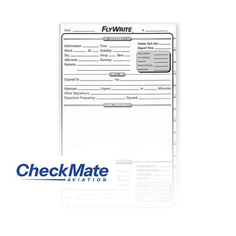 NEW FlyWrite Pilot Cockpit Organization Pad by Checkmate