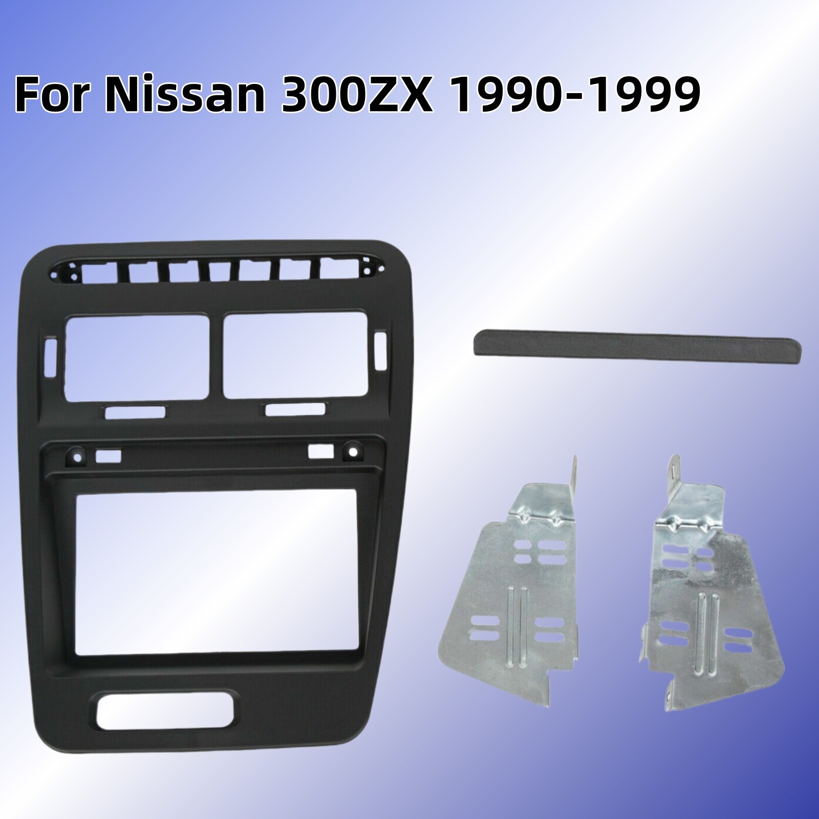 Double Din Car Radio Stereo Dash Kit Bezel For 1990-1999 Nissan 300ZX LHD