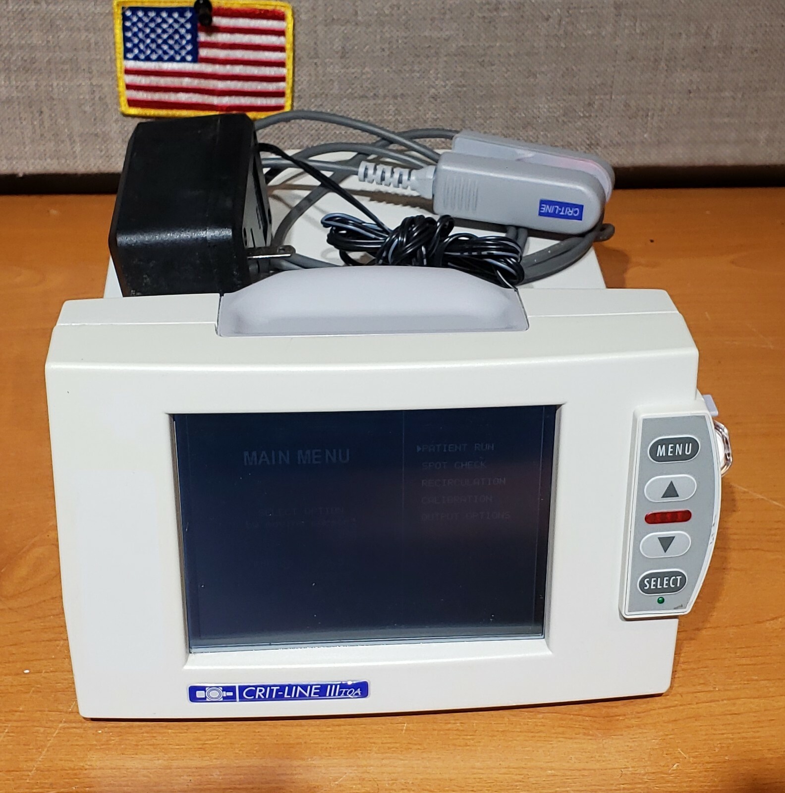 Crit-Line III 3 TQA Blood HCT Hematocrit Level Patient Monitor NEW Battery