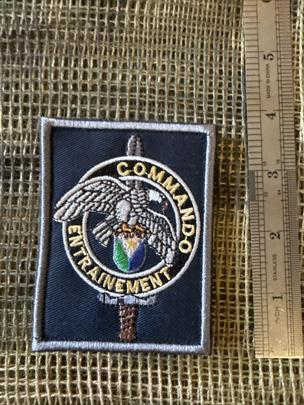 French Foreign Legion COMMANDO Etrainement PATCH Afghanistan War