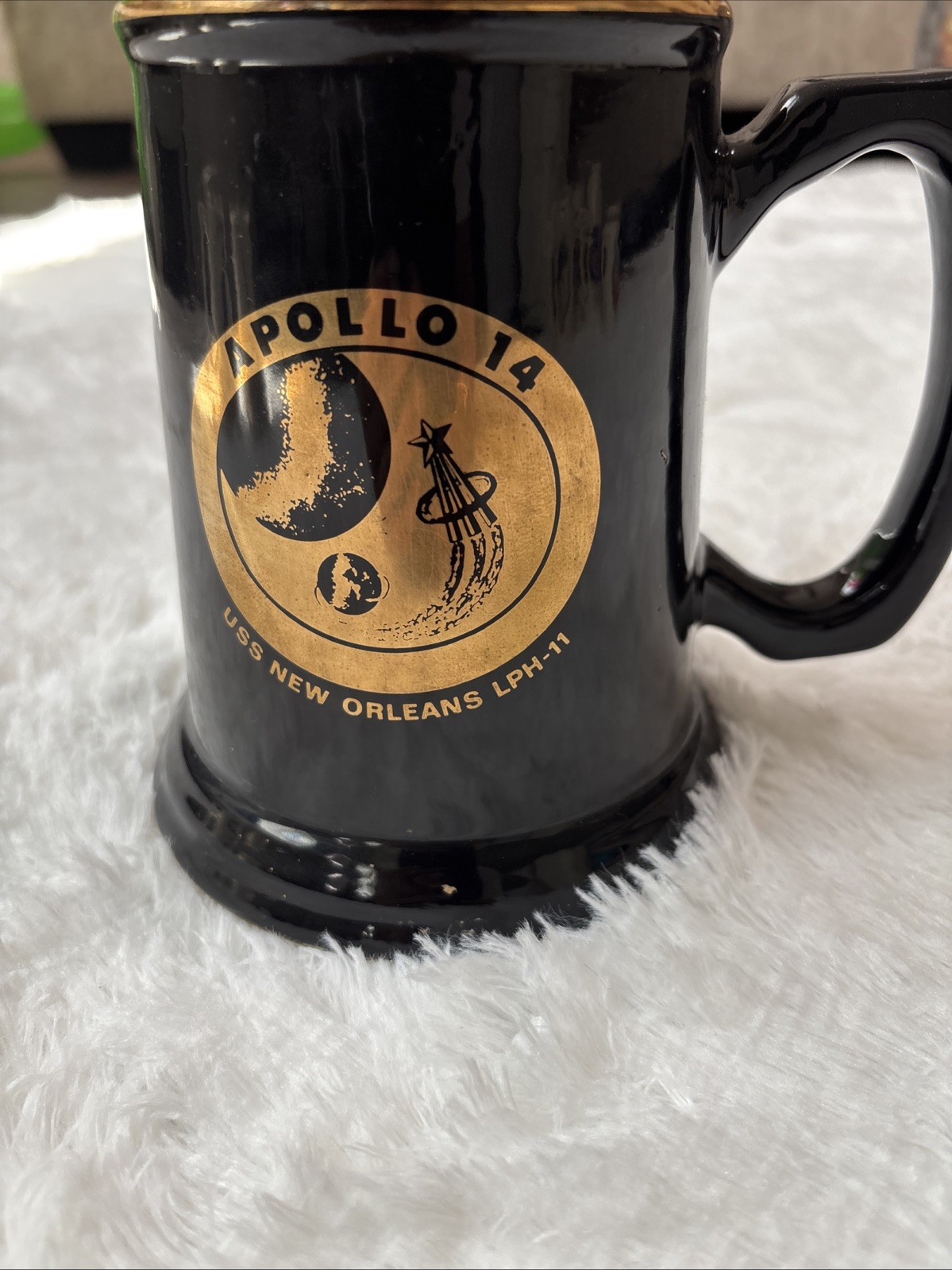 Vintage NASA Apollo 14 USS New Orleans LPH-11 Mug Jack Day Collection USA Made
