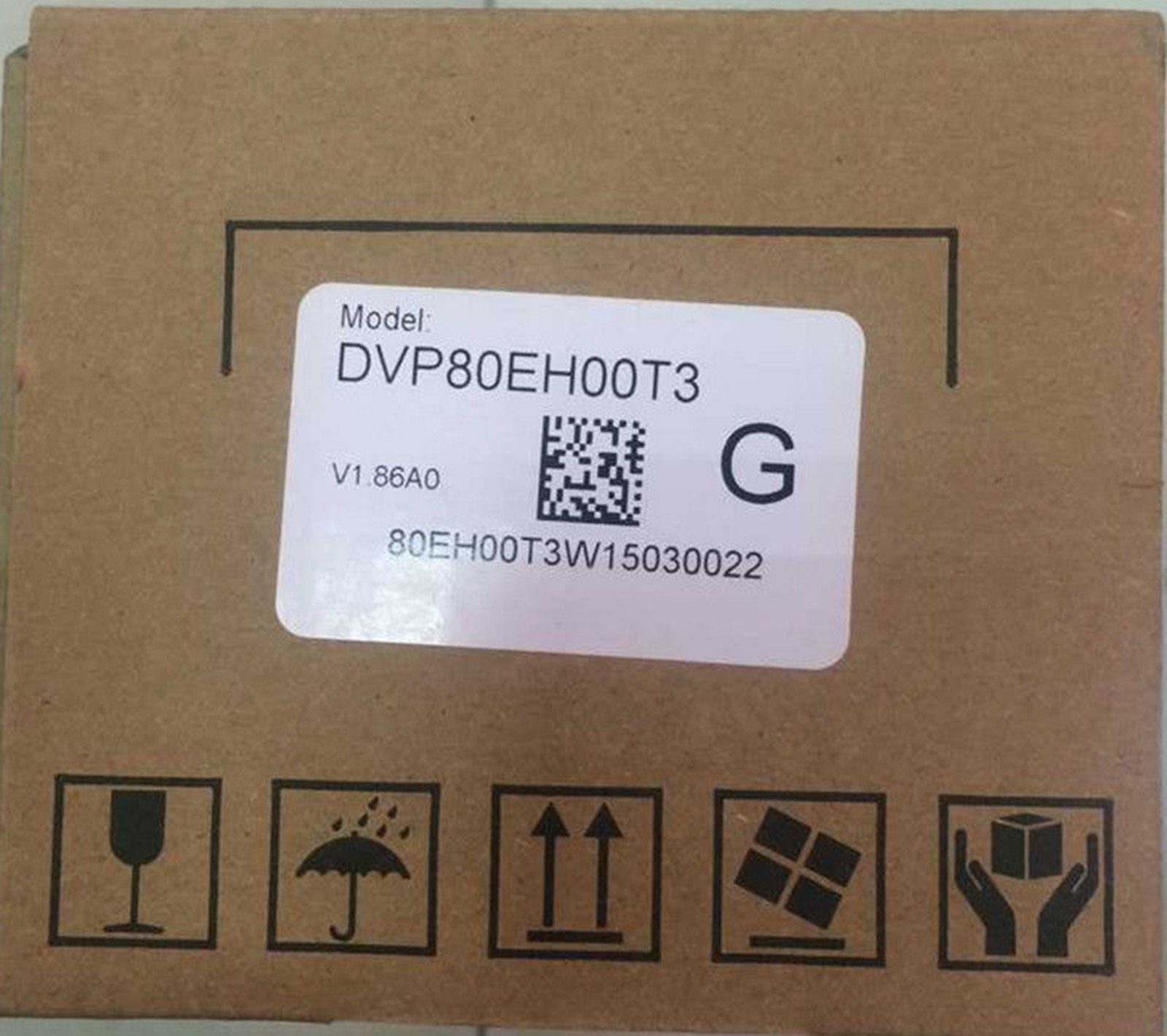 NEW DELTA DVP80EH00T3 PLC 100-240VAC 40DI 40DO TRANSISTOR OUTPUT