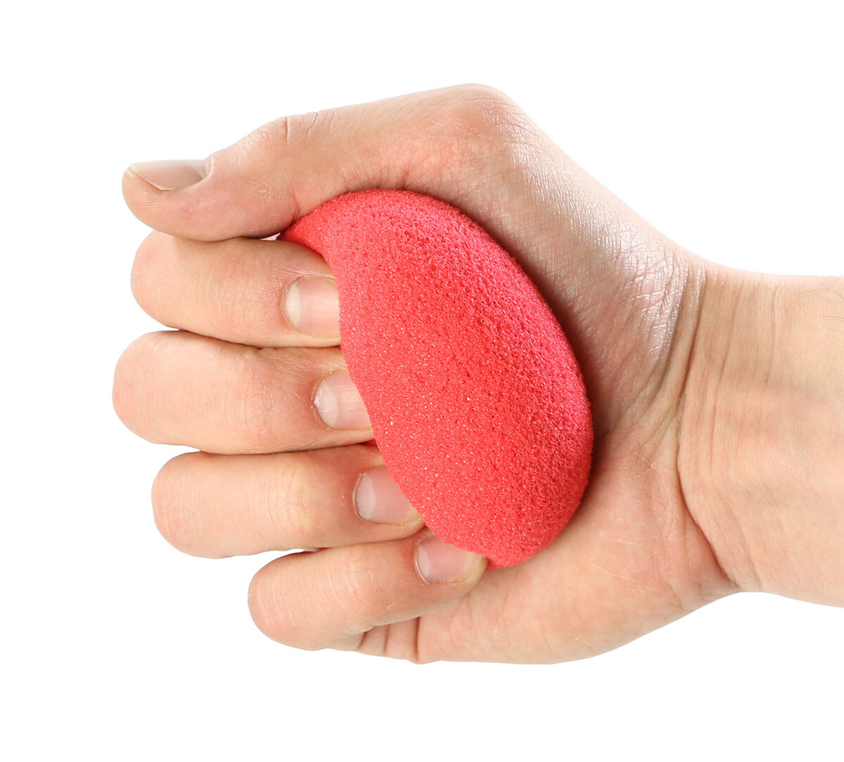 CanDo Memory Foam Squeeze Ball - 3-piece set (yellow, red, green)