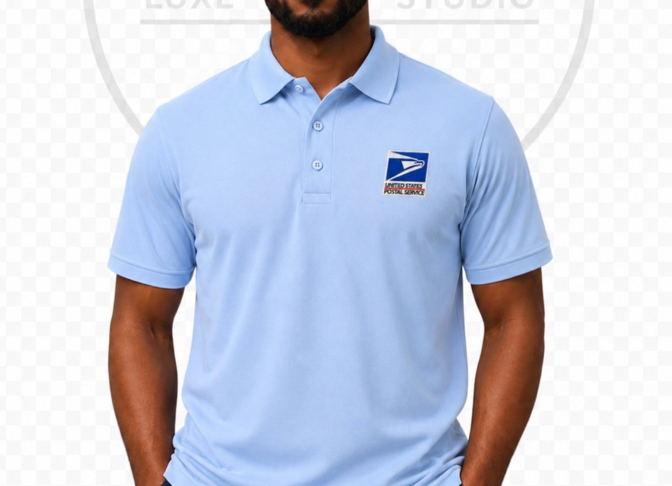 New  Polo Postal Soft Style Embroidery Logo Rural City Carrier  Gildan Unisex