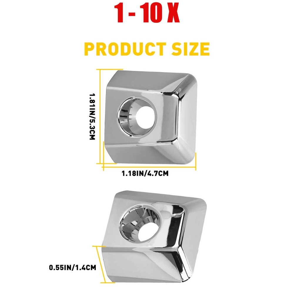 Fit 2016-2018 TITAN NISSAN 1-10PCS Left XD DOOR HANDLE BEZEL KEY COVER TRIM