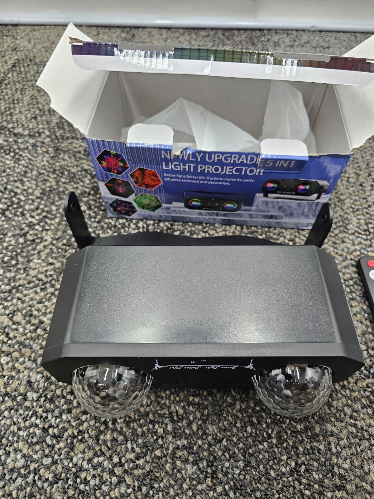 DJ Disco Party Laser Upgraded 5 In 1 Light Projector