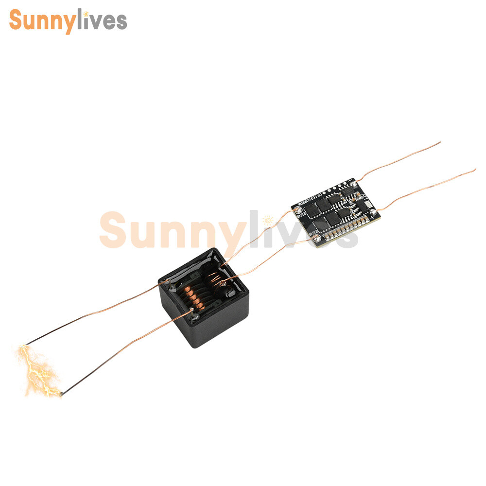 DC 4-12V to AC 20KV High Voltage Ignition Module Boost Coil High Frequency AC