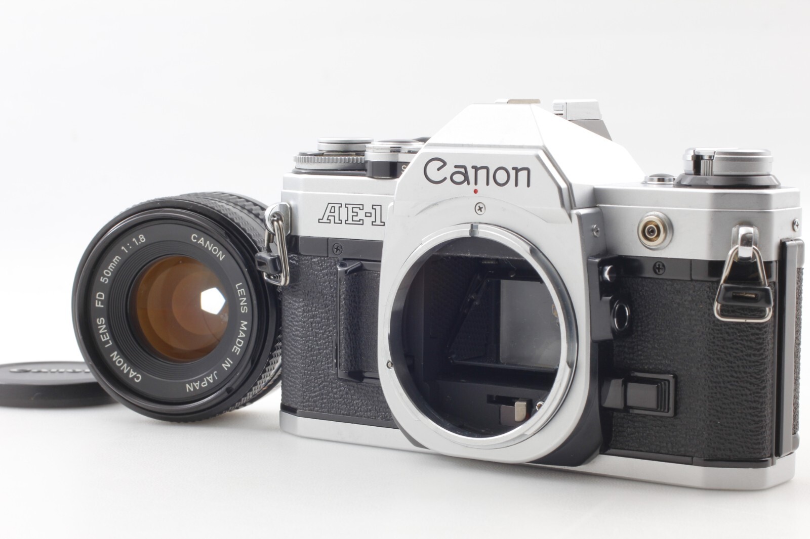 Meter OK【Exc+5】 Canon AE-1 AE1 / Bonus lens Exc+4 New FD NFD 50mm 1.8 From JAPAN