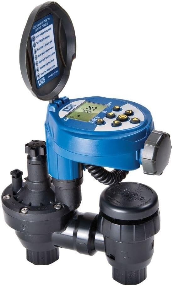 DIG RBC8000 Battery Powered Irrigation Automatic Controller with 3/4" Anti-Si...
