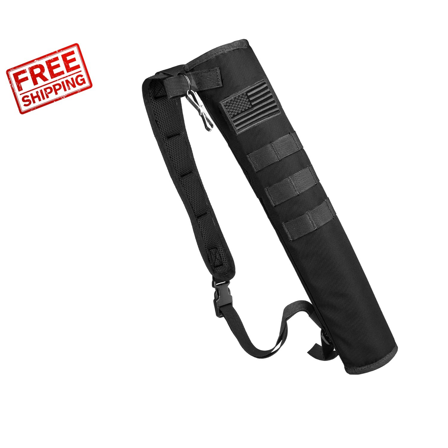 Customizable Molle Archery Quiver - Holds 12-18 Arrows, Compact Design