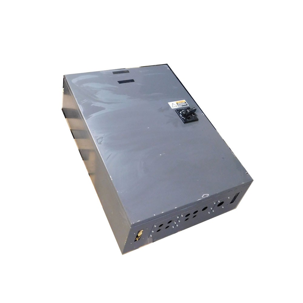 41.25"Lx 29.5"Wx10.75"D Gray Steel Electrical Control Panel Enclosure w/Hinges