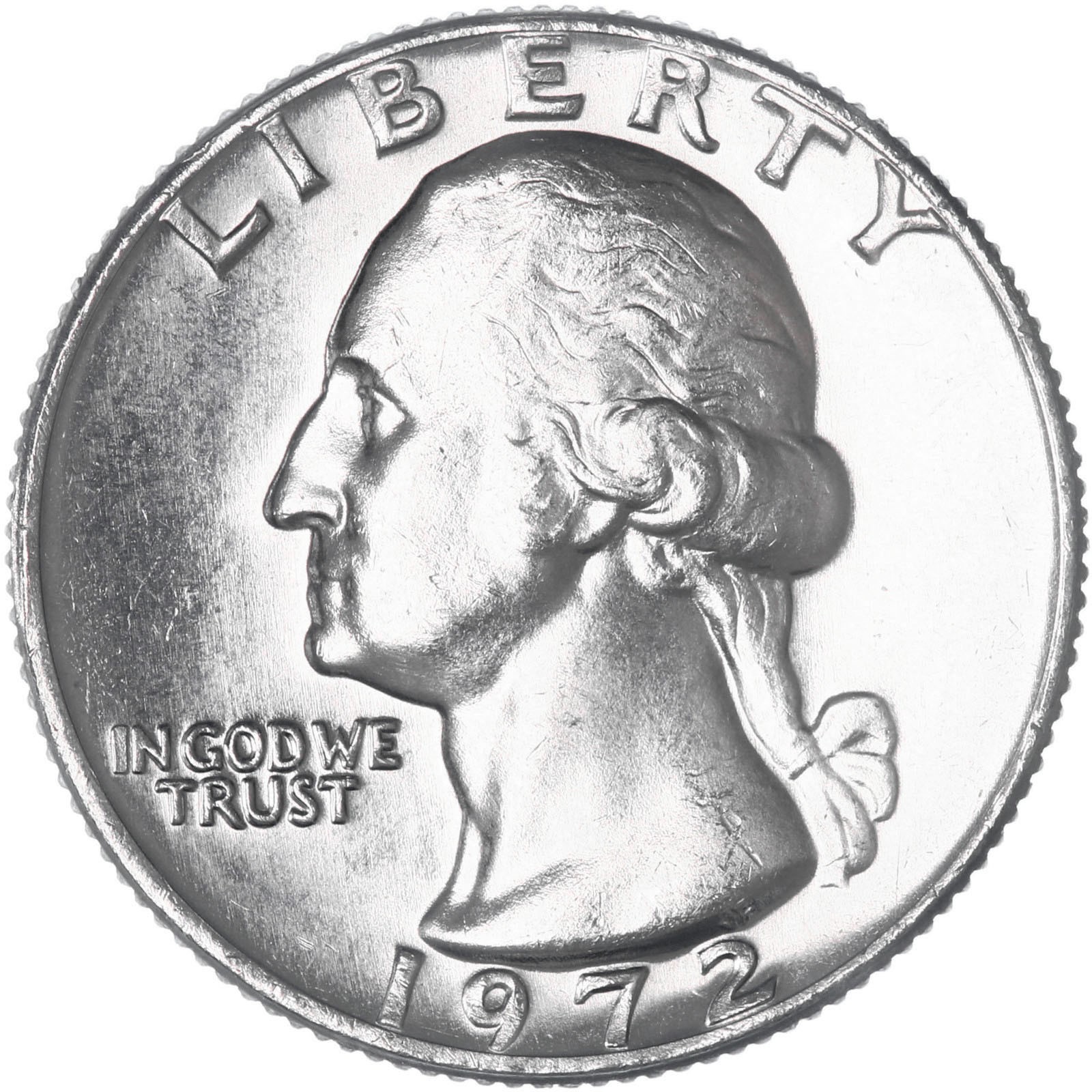 1972 (P) Washington Quarter BU US Coin
