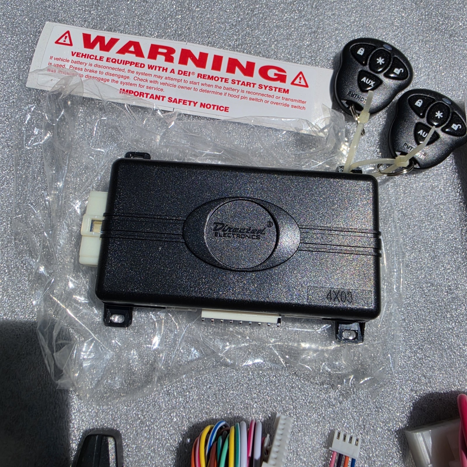Python 413 Remote Start System, 2 EZSDEI474P, 2 codes Remotes. Unused In Box.