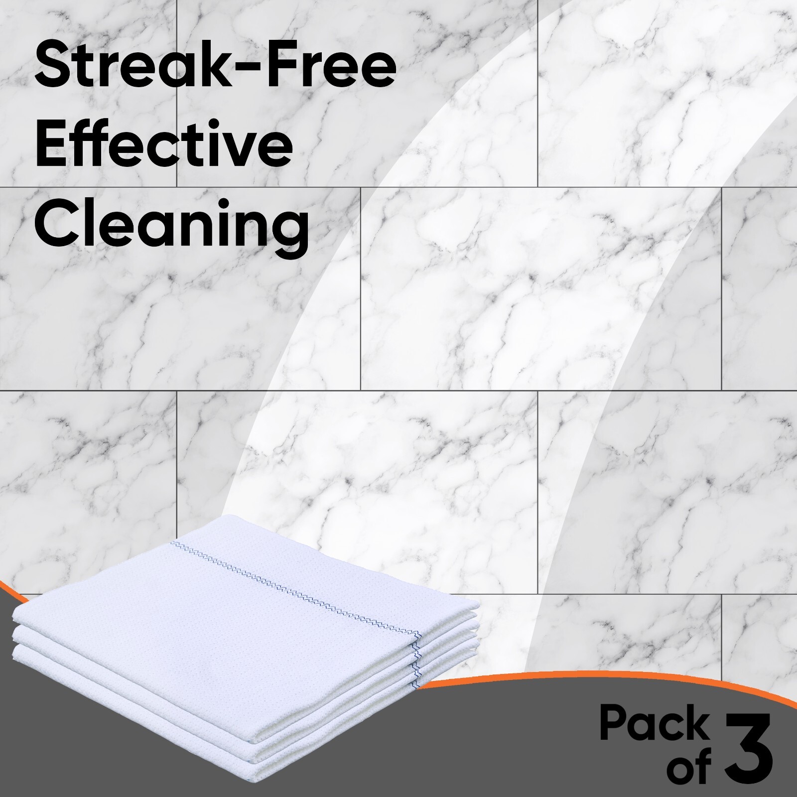 3 pack cloths for squeegee mop