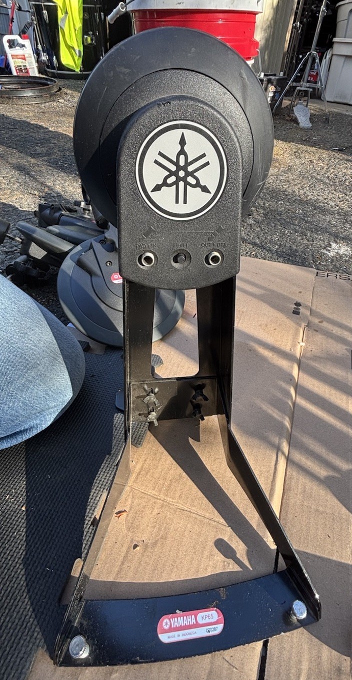 Yamaha KP65 Electronic Drum Kick Tower Pad Bass Drum Trigger Used DTX