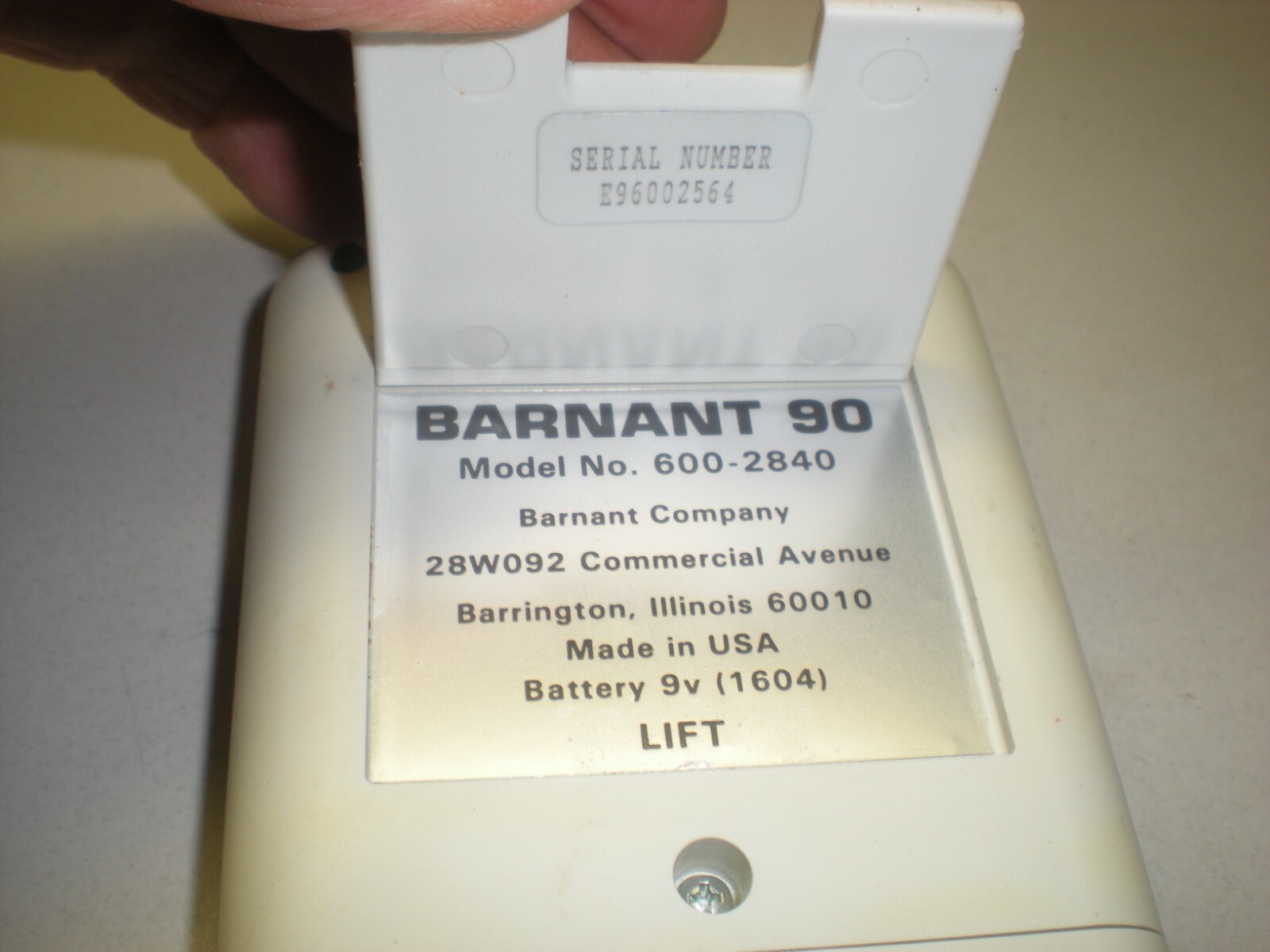 Barnant 90 Model 600-2840 Digital Thermometer - Tests OK as Shown