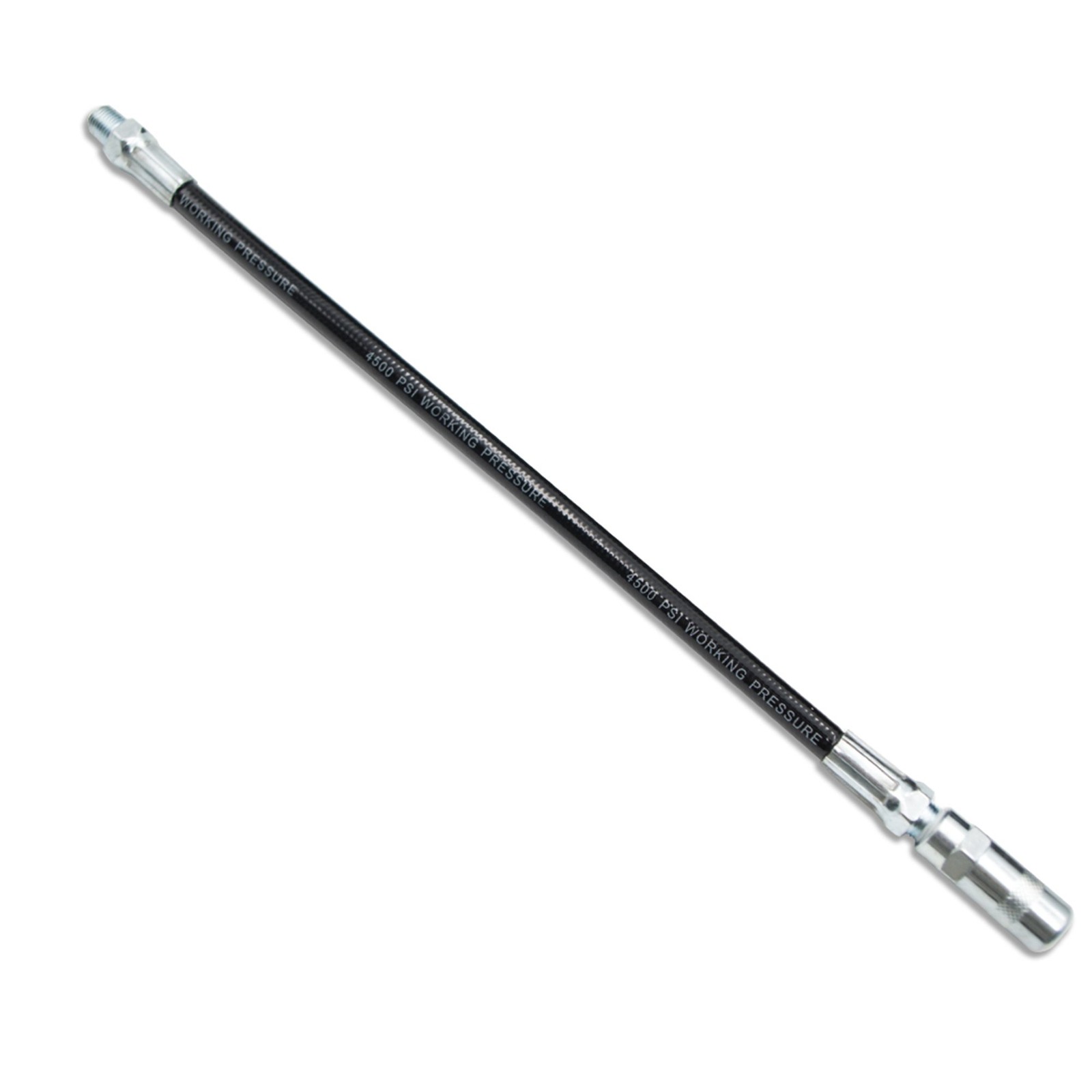 -Grease--Hose,4500 PSI,12 Inch Flexible Whip Hose Extension with Coupler for ...