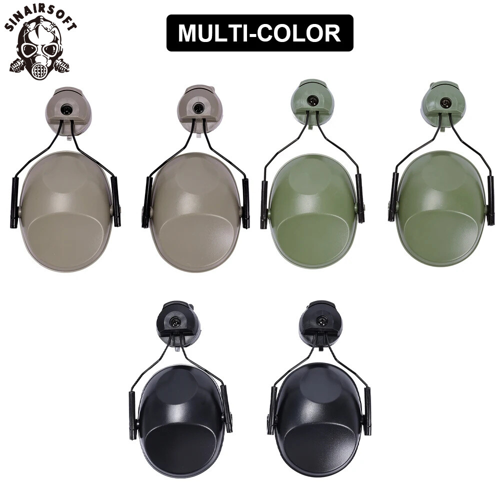 Tactical Helmet Headset Noise Reduction Hearing Protect Earmuffs for FAST Wendy