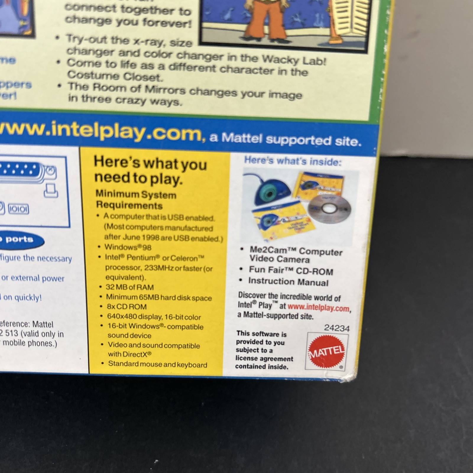 Intel Play Me2Cam Virtual Game System – PC Interactive Camera Game | Open Box