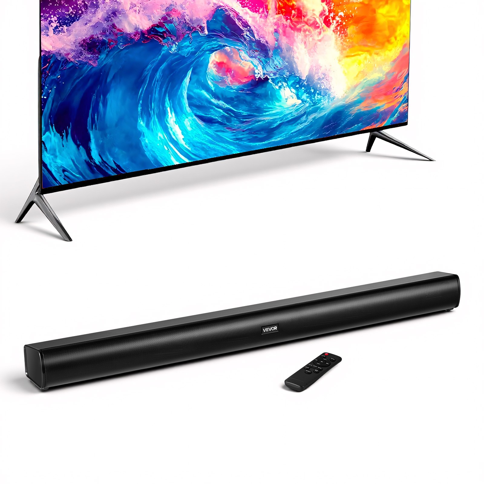 VEVOR Sound Bar for Smart TV 2.1 Channel Bluetooth TV Soundbar with Subwoofer