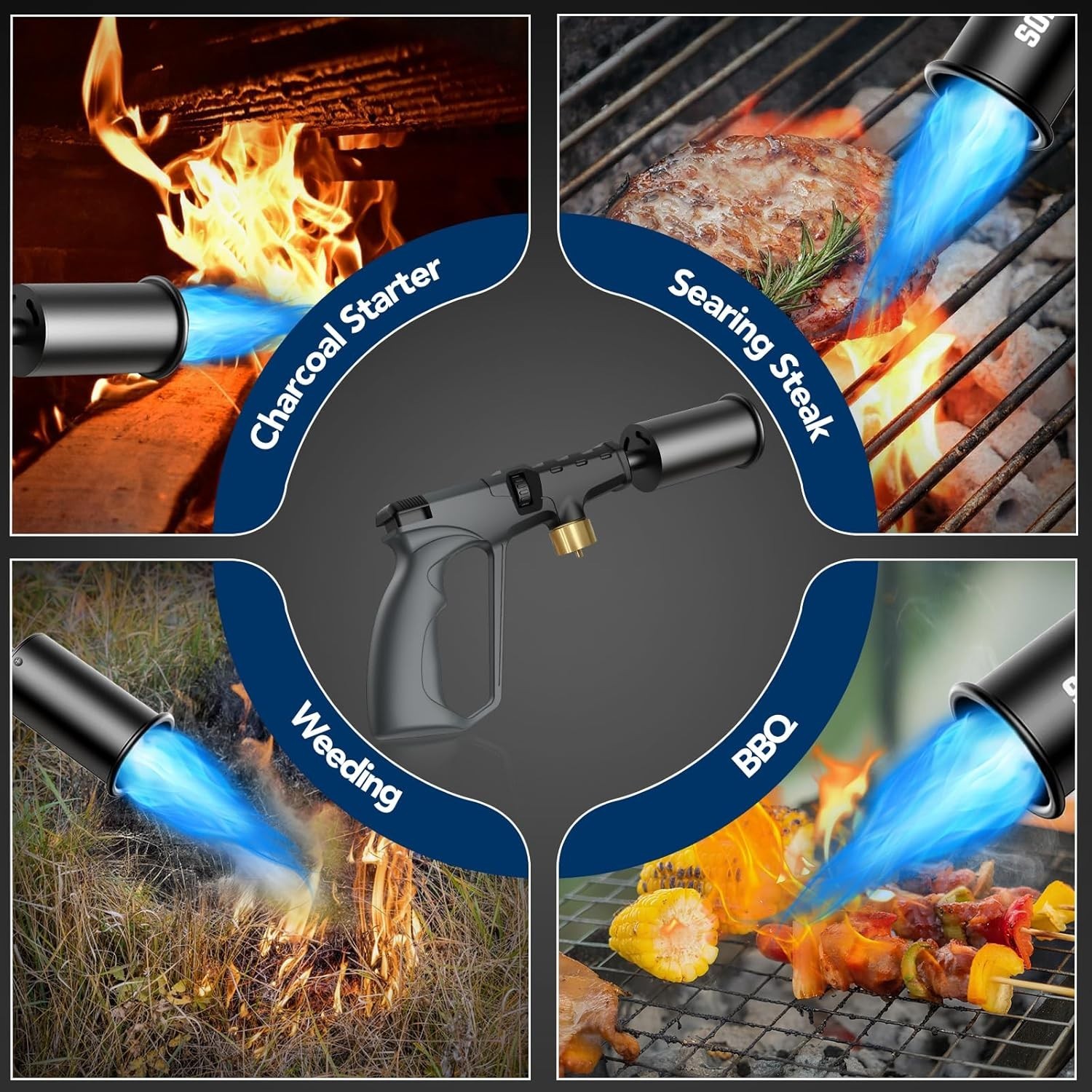 Charcoal Starter & Steak Searing Torch