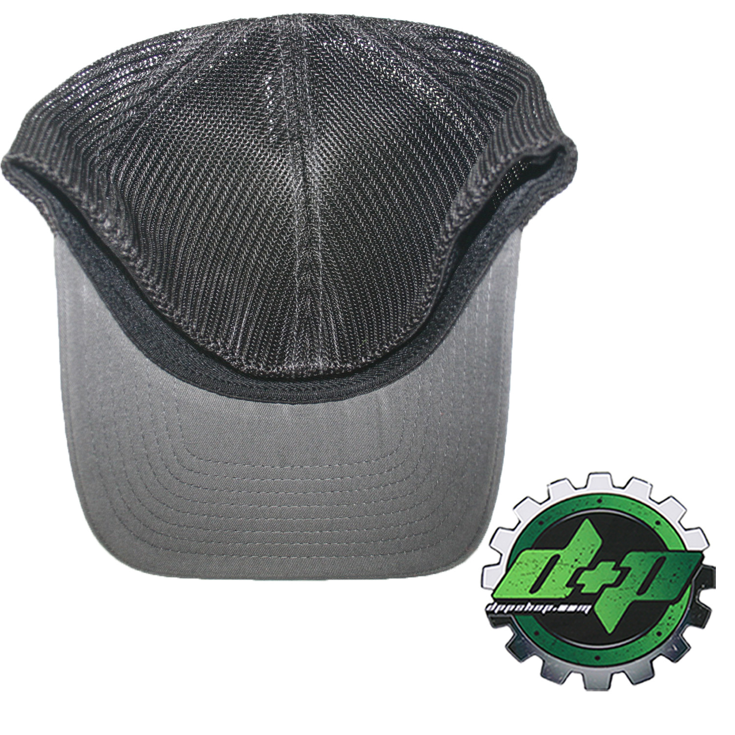 Ford Powerstroke trucker hat richardson Charcoal Gray Black mesh flex fit sm/md