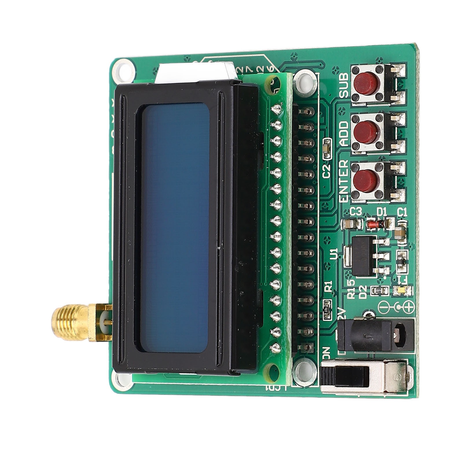 RF Power Meter Digital Display Settable Power Attenuation Logarithmic Detector ˇ