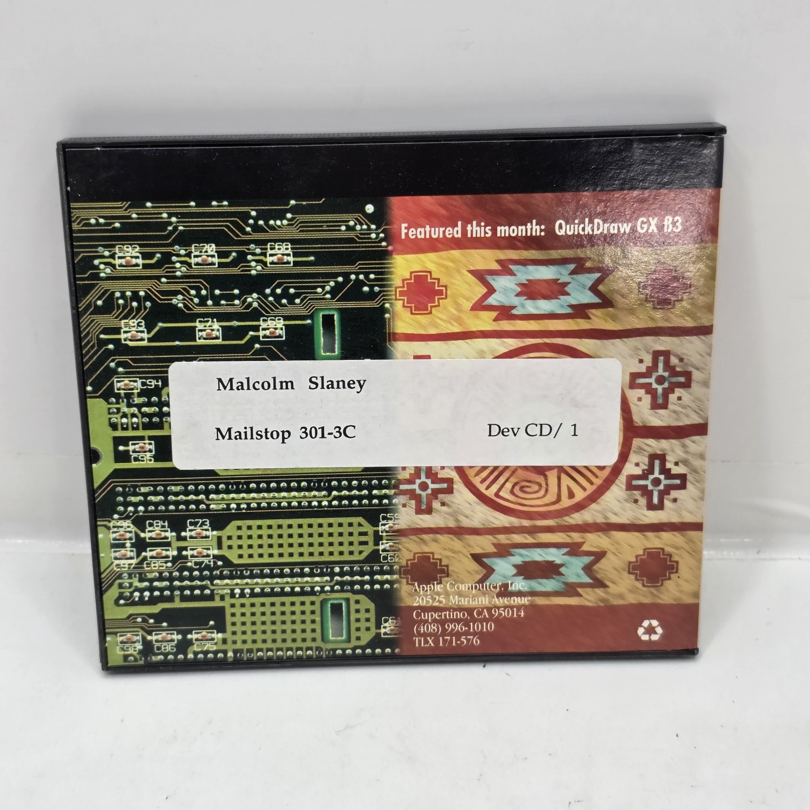 1994 Apple Developer CD “Little Bit Man” March QuickDraw GX ß3 Vintage Mac
