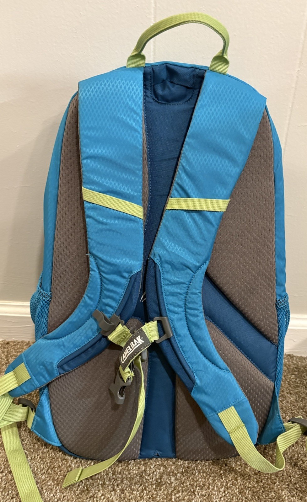 Camelbak Daystar Backpack Blue Gray Hiking Backpack-2 Compartments No Bladder