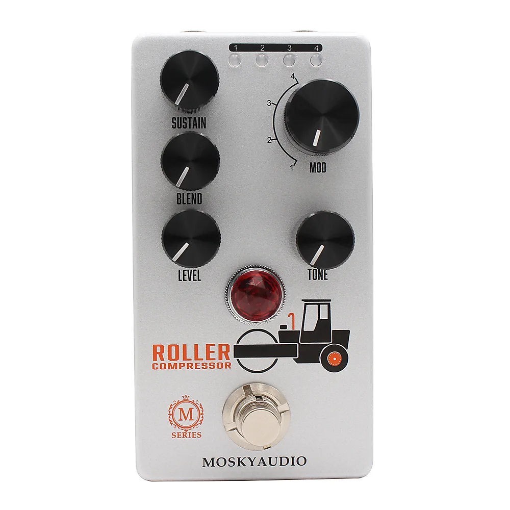 Mosky Audio Roller Compressor with 4 Mode Select Guitar FX Pedal Fast US Ship