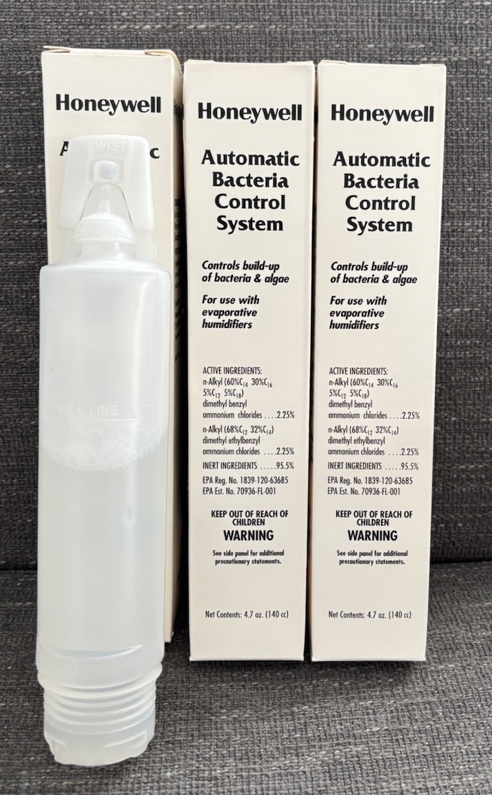 Lot 3 Honeywell Automatic Bacteria Control System Evaporative Humidifier HAC-502