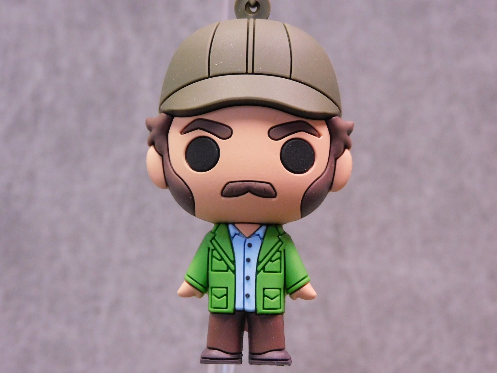 JAWS NEW * Sam Quint Clip * Blind Bag Key Chain 50th Anniversary Monogram