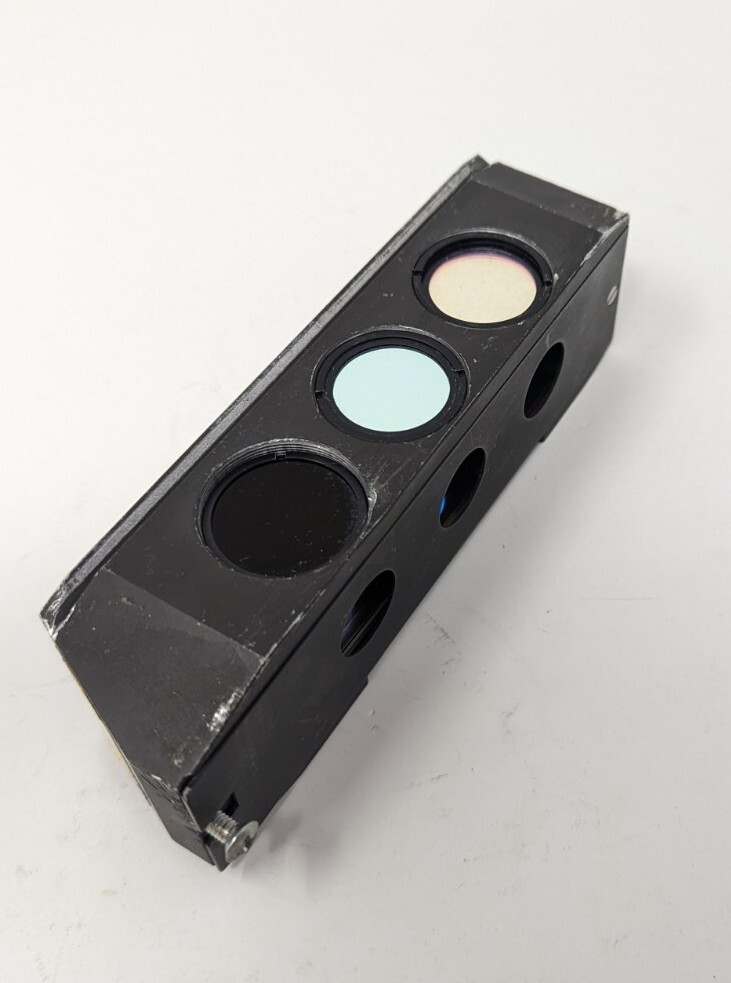 Zeiss Axiovert Fluorescence Cube Filter Slider 446321 44 63 21 CY3 FITE DAPI