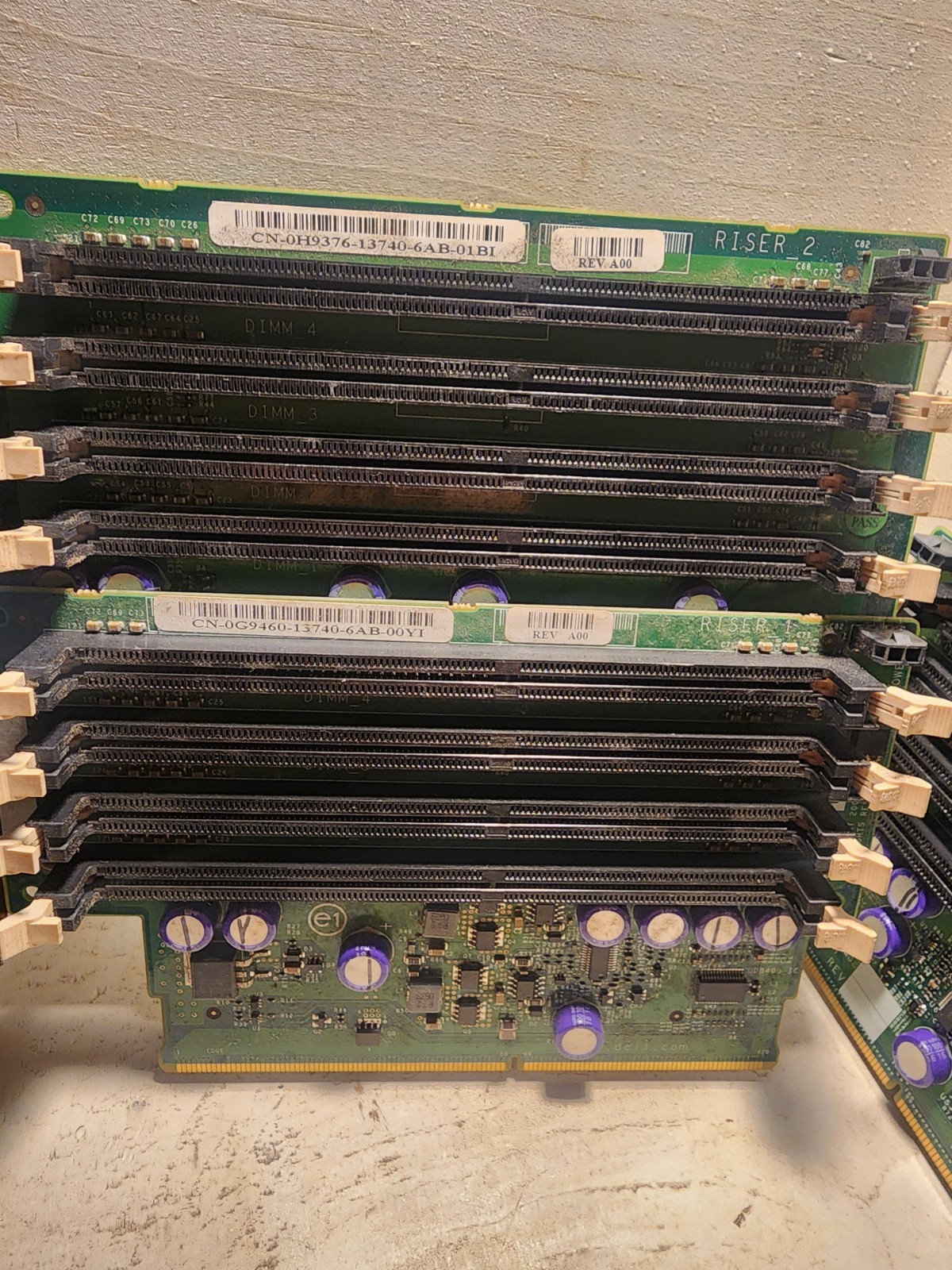 Dell Precision 690 RAM Riser Pair + Support Caddy – Tested Working, Clean Pull
