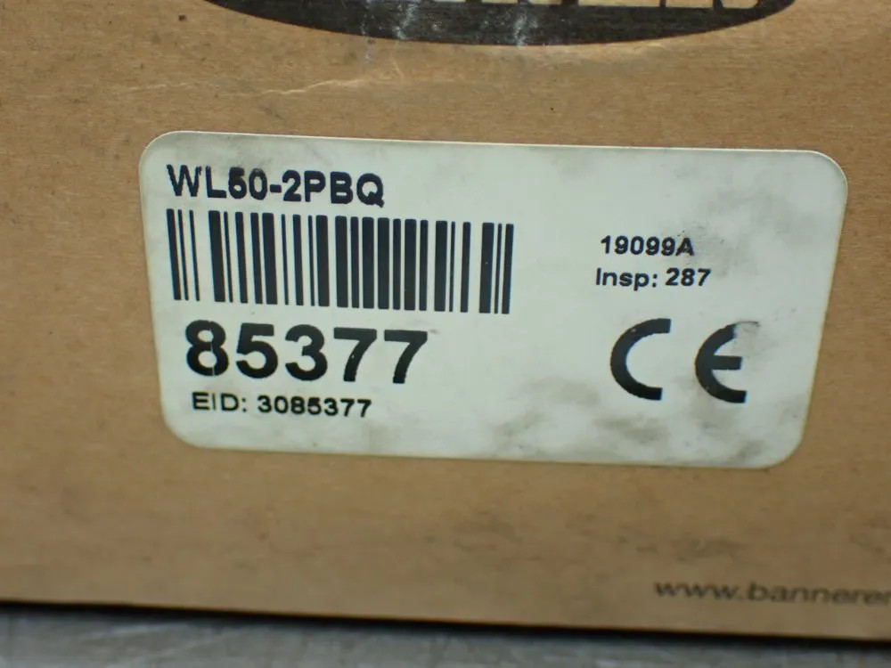 BANNER WL50-2PBQ LED WORKLIGHT 85377 04200391915