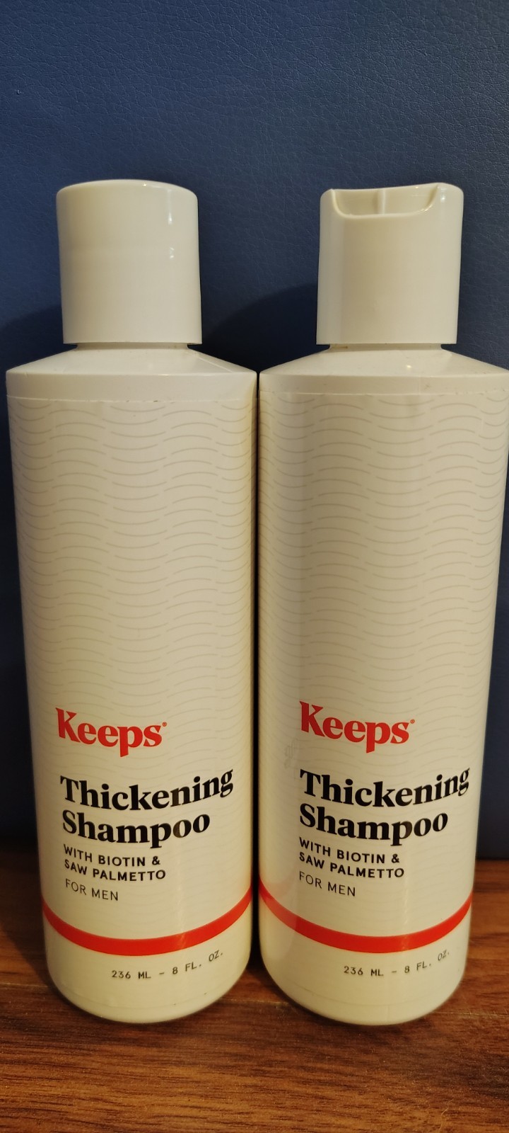 Lot Of 2 Keeps Thickening Shampoo For Men  8 FL Oz