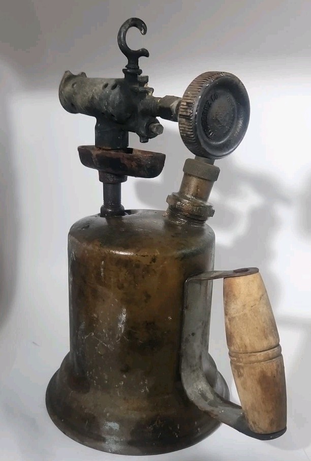 Antique Vintage Blow Torch From 1940's. Father Used Regularly. Needs Restoration