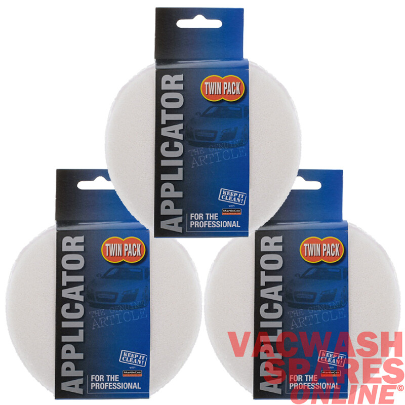 3 PACKS OF TERRY POLISH & WAX APPLICATOR PADS - VALETING - DETAIL - DRESSINGS